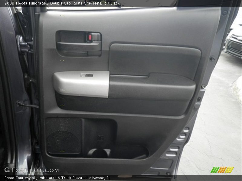 Slate Gray Metallic / Black 2008 Toyota Tundra SR5 Double Cab