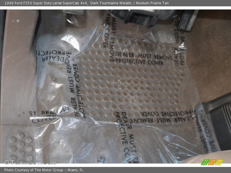 Dark Tourmaline Metallic / Medium Prairie Tan 1999 Ford F350 Super Duty Lariat SuperCab 4x4
