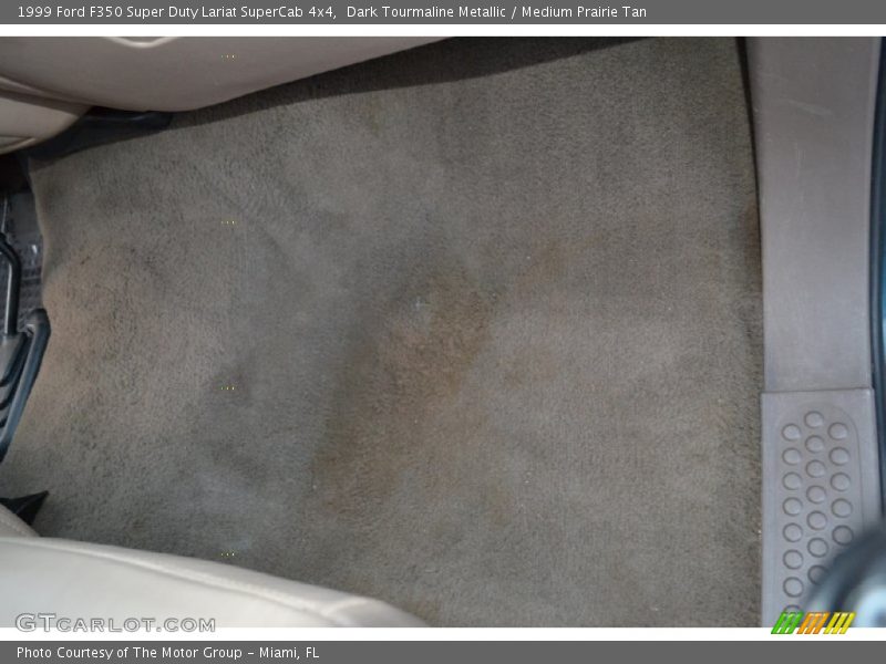 Dark Tourmaline Metallic / Medium Prairie Tan 1999 Ford F350 Super Duty Lariat SuperCab 4x4