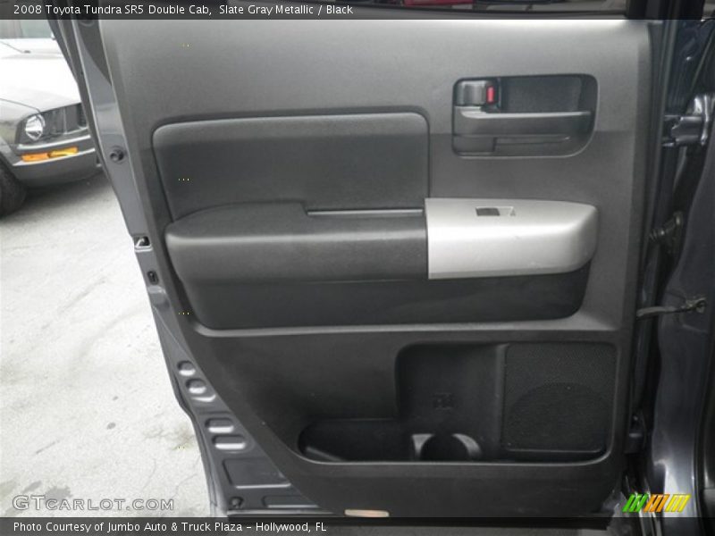 Slate Gray Metallic / Black 2008 Toyota Tundra SR5 Double Cab