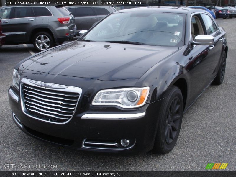 Brilliant Black Crystal Pearl / Black/Light Frost Beige 2011 Chrysler 300 Limited