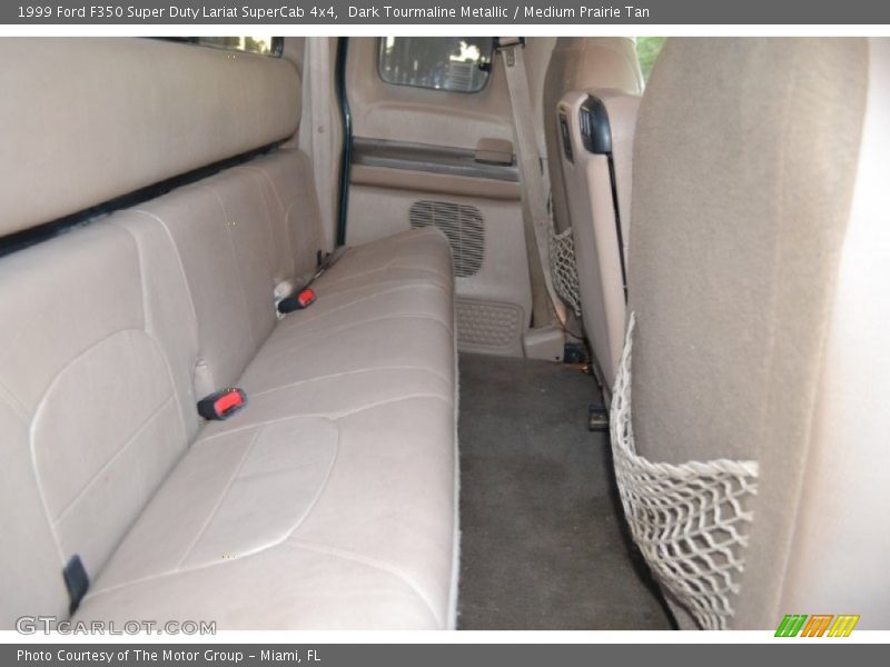 Dark Tourmaline Metallic / Medium Prairie Tan 1999 Ford F350 Super Duty Lariat SuperCab 4x4