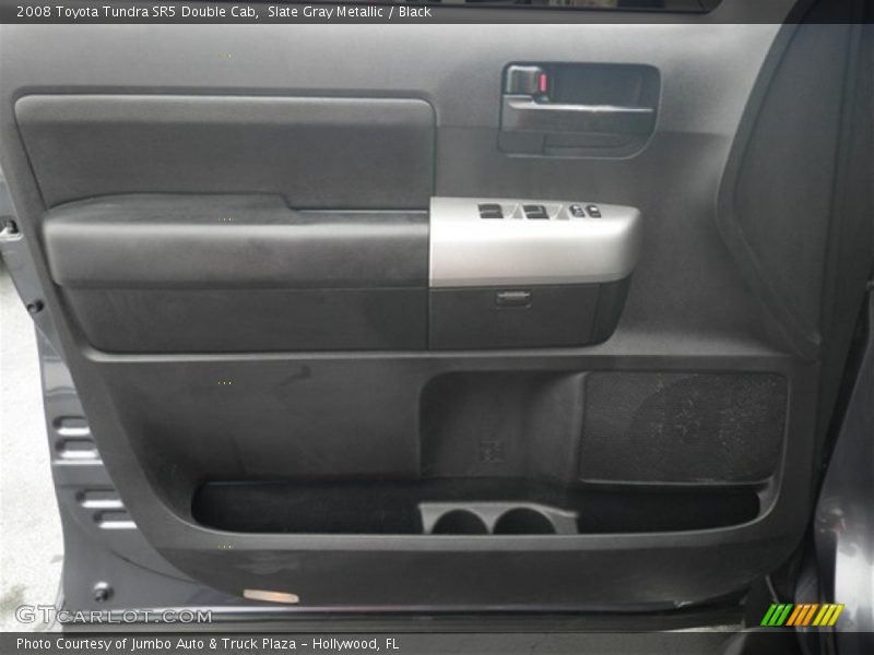 Slate Gray Metallic / Black 2008 Toyota Tundra SR5 Double Cab