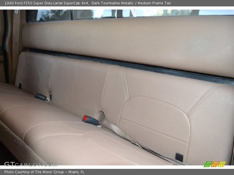 Dark Tourmaline Metallic / Medium Prairie Tan 1999 Ford F350 Super Duty Lariat SuperCab 4x4