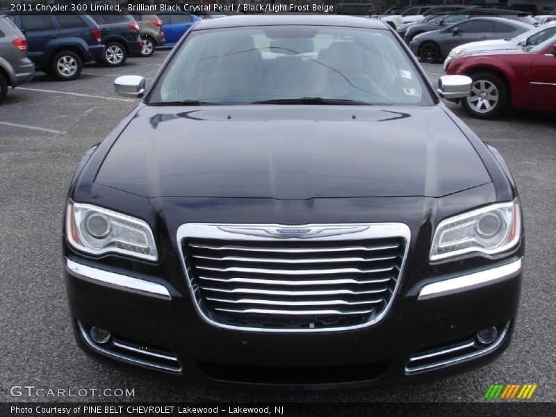 Brilliant Black Crystal Pearl / Black/Light Frost Beige 2011 Chrysler 300 Limited