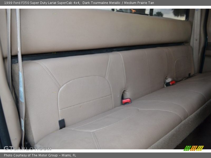 Dark Tourmaline Metallic / Medium Prairie Tan 1999 Ford F350 Super Duty Lariat SuperCab 4x4