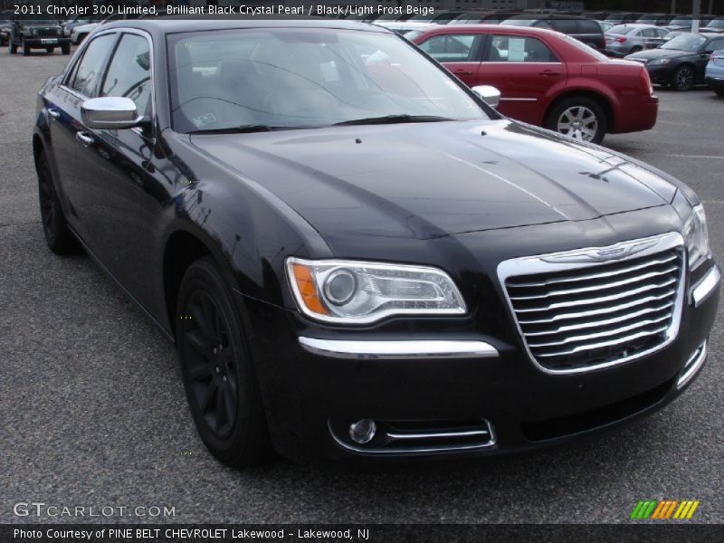 Brilliant Black Crystal Pearl / Black/Light Frost Beige 2011 Chrysler 300 Limited