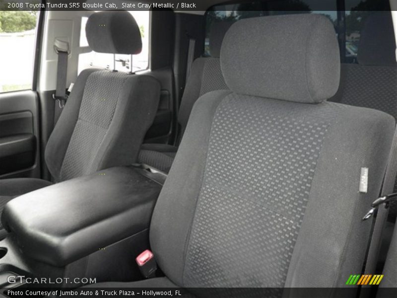 Slate Gray Metallic / Black 2008 Toyota Tundra SR5 Double Cab