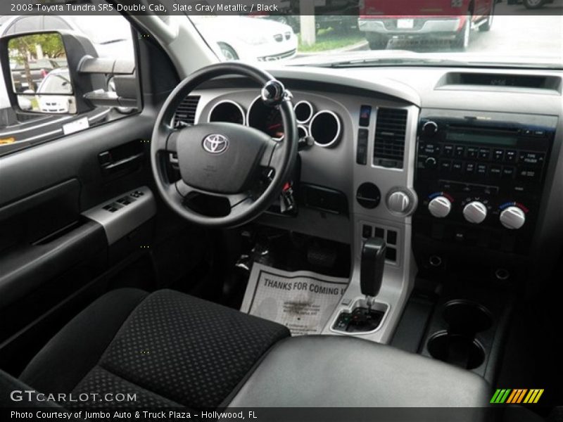 Slate Gray Metallic / Black 2008 Toyota Tundra SR5 Double Cab