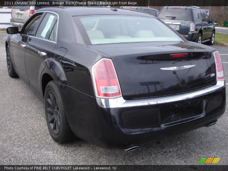 Brilliant Black Crystal Pearl / Black/Light Frost Beige 2011 Chrysler 300 Limited