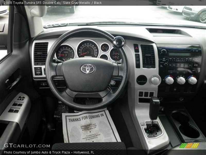 Slate Gray Metallic / Black 2008 Toyota Tundra SR5 Double Cab