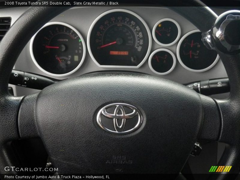 Slate Gray Metallic / Black 2008 Toyota Tundra SR5 Double Cab