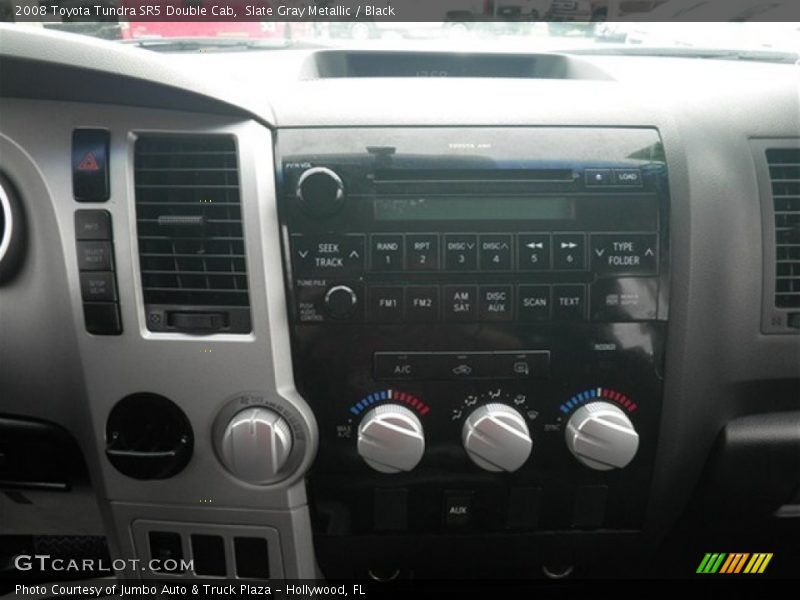 Slate Gray Metallic / Black 2008 Toyota Tundra SR5 Double Cab