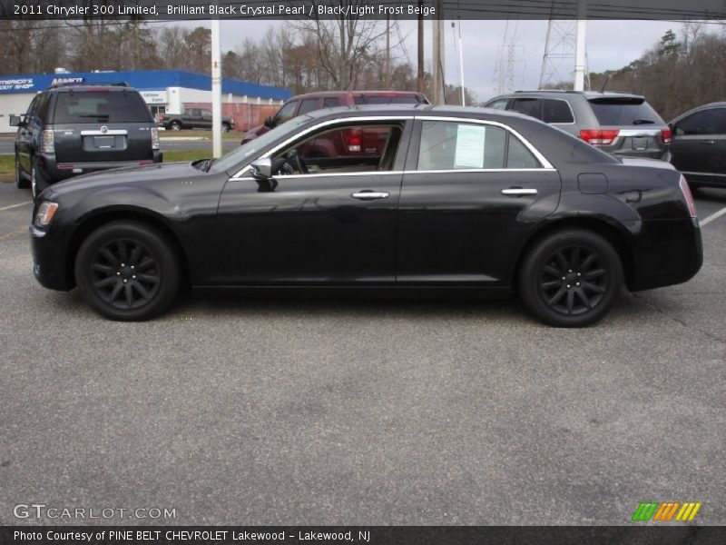 Brilliant Black Crystal Pearl / Black/Light Frost Beige 2011 Chrysler 300 Limited