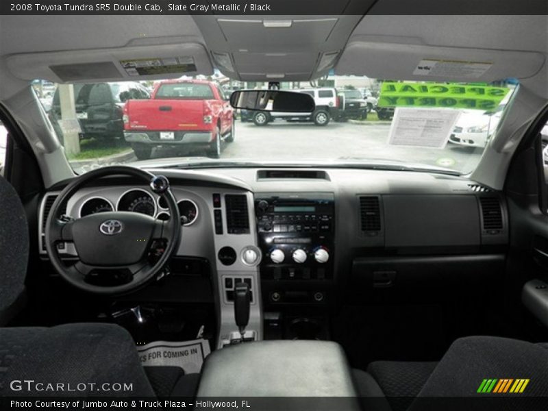 Slate Gray Metallic / Black 2008 Toyota Tundra SR5 Double Cab