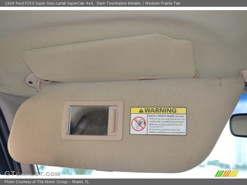 Dark Tourmaline Metallic / Medium Prairie Tan 1999 Ford F350 Super Duty Lariat SuperCab 4x4