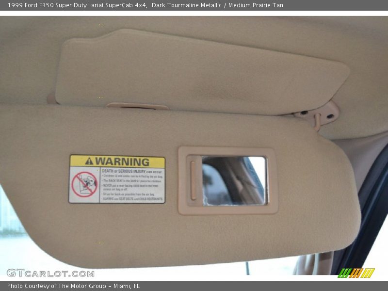 Dark Tourmaline Metallic / Medium Prairie Tan 1999 Ford F350 Super Duty Lariat SuperCab 4x4