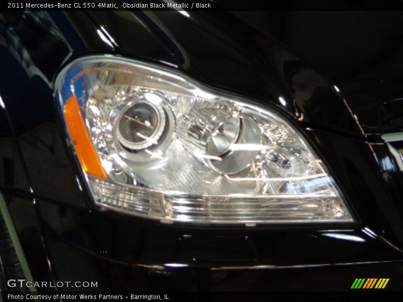 Obsidian Black Metallic / Black 2011 Mercedes-Benz GL 550 4Matic