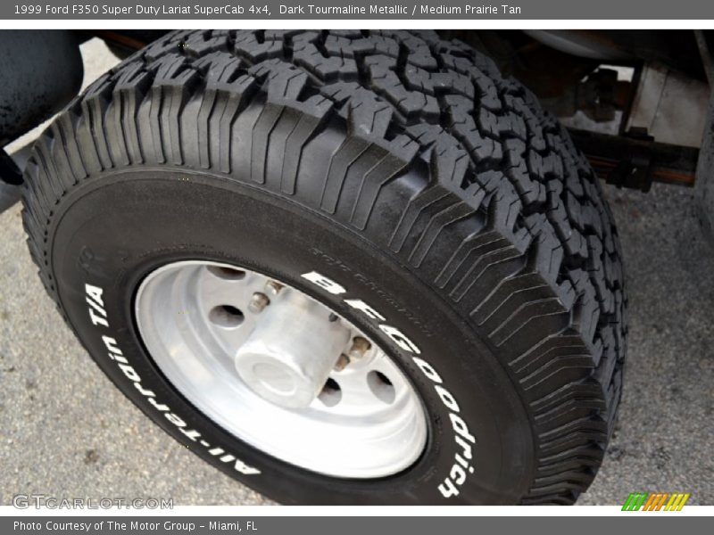 Dark Tourmaline Metallic / Medium Prairie Tan 1999 Ford F350 Super Duty Lariat SuperCab 4x4