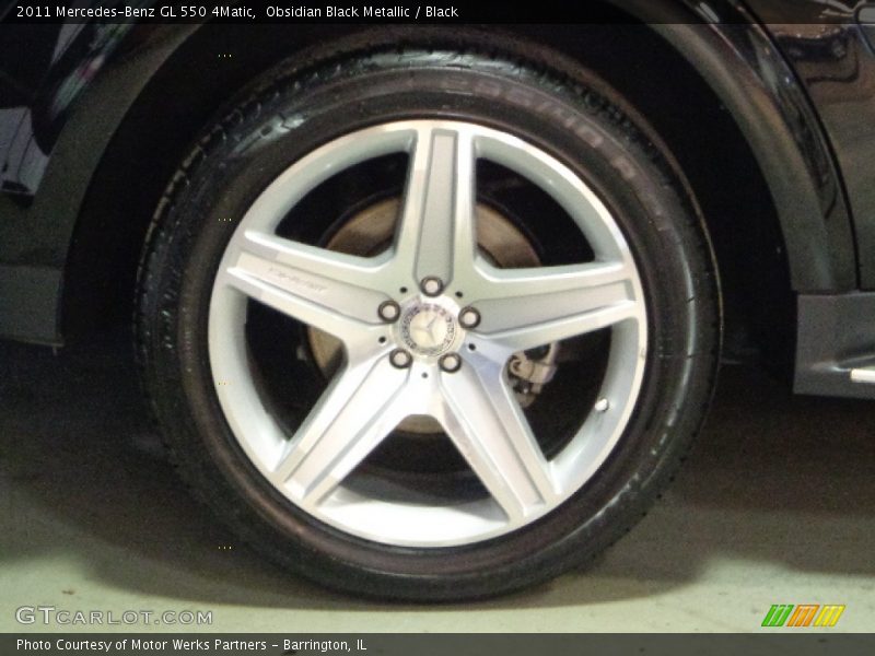 Obsidian Black Metallic / Black 2011 Mercedes-Benz GL 550 4Matic
