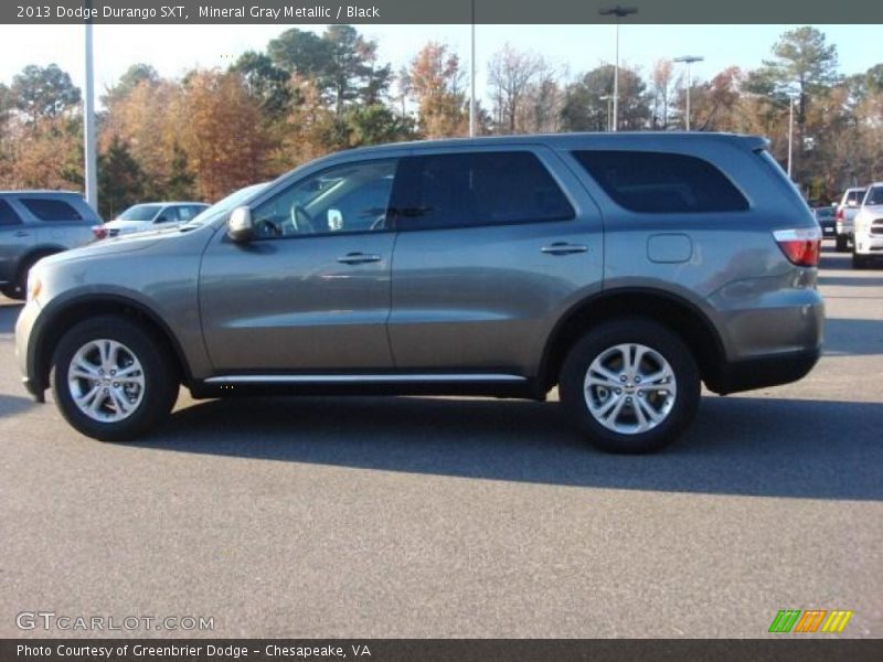 Mineral Gray Metallic / Black 2013 Dodge Durango SXT