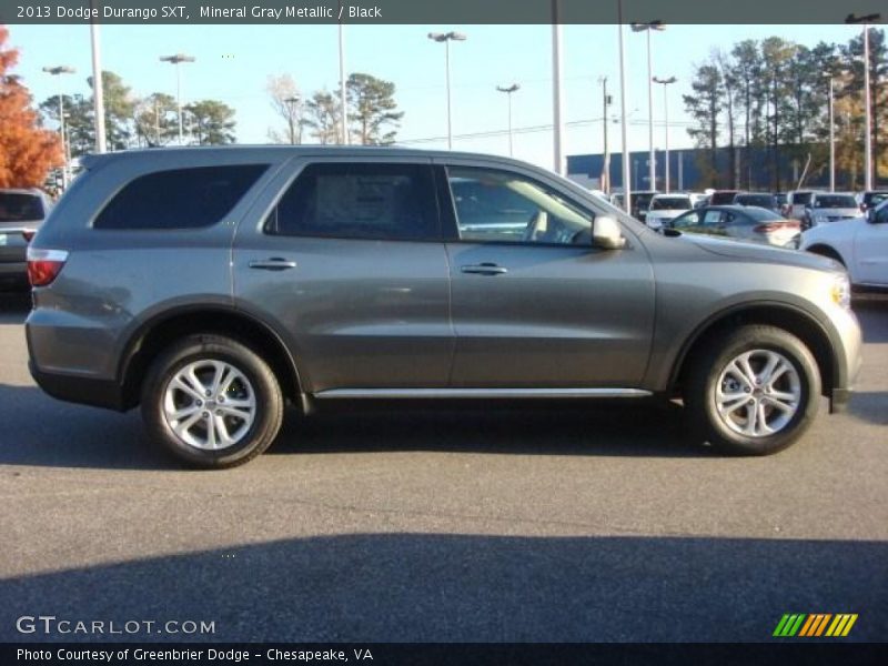 Mineral Gray Metallic / Black 2013 Dodge Durango SXT
