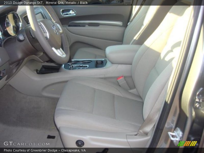 Mineral Gray Metallic / Black 2013 Dodge Durango SXT