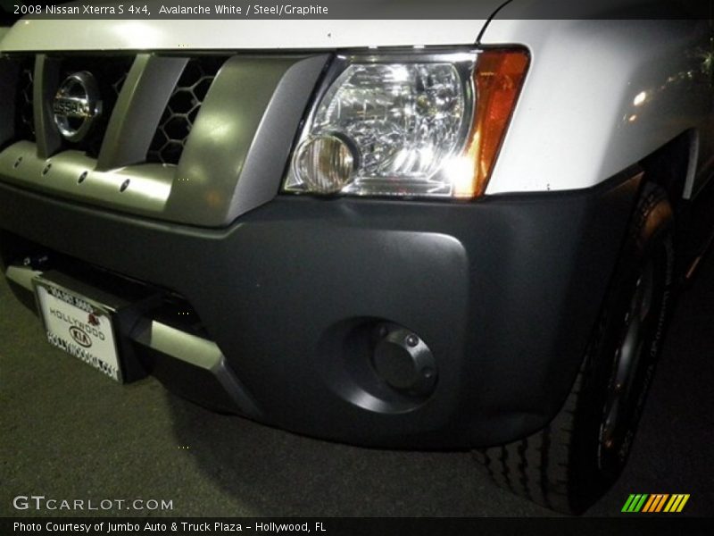 Avalanche White / Steel/Graphite 2008 Nissan Xterra S 4x4