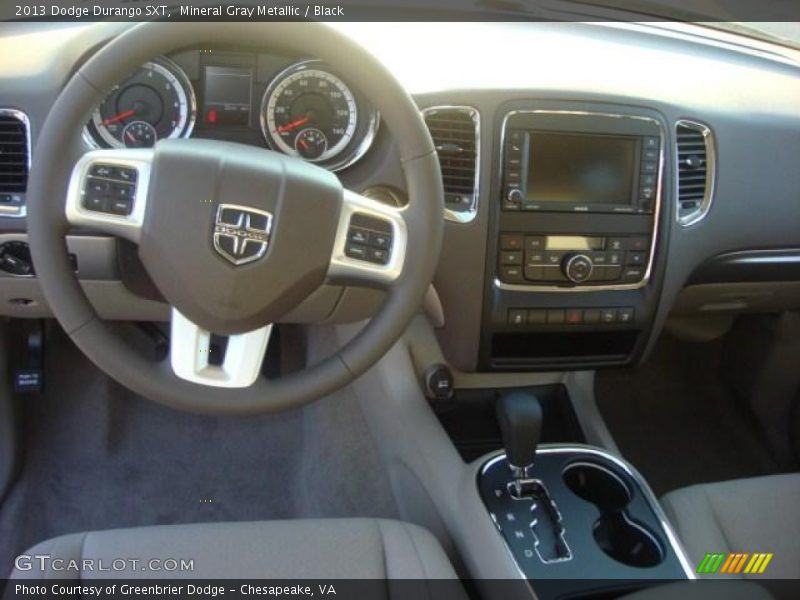 Mineral Gray Metallic / Black 2013 Dodge Durango SXT