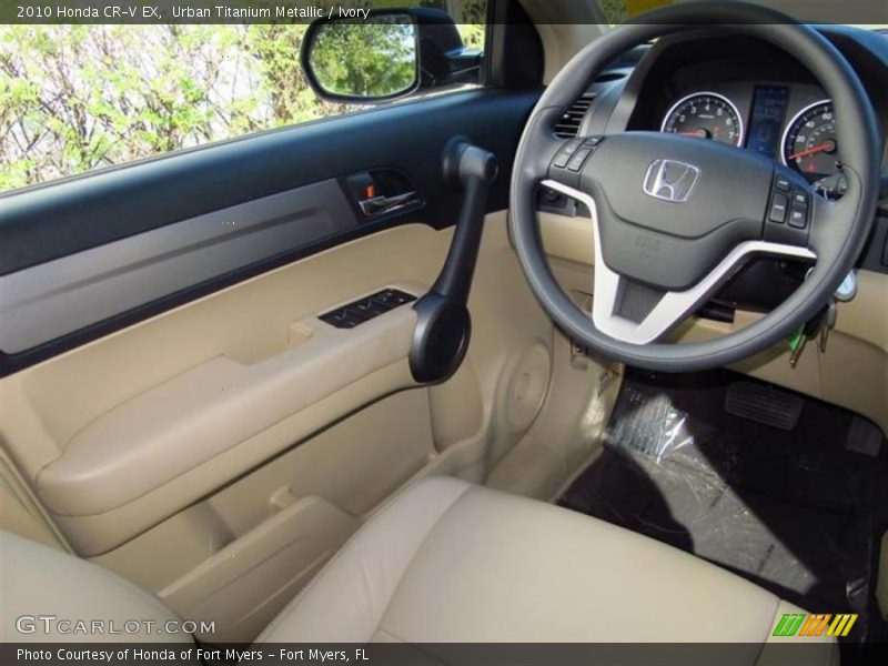 Urban Titanium Metallic / Ivory 2010 Honda CR-V EX