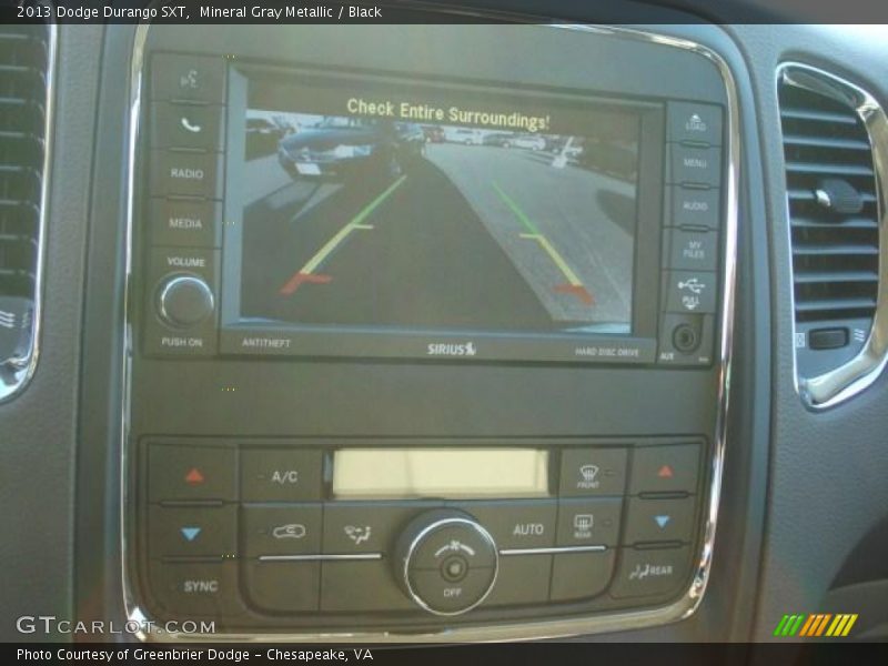 Mineral Gray Metallic / Black 2013 Dodge Durango SXT