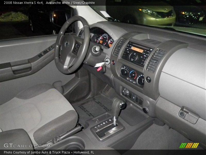 Avalanche White / Steel/Graphite 2008 Nissan Xterra S 4x4