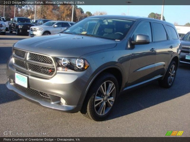 Mineral Gray Metallic / Black 2013 Dodge Durango Rallye