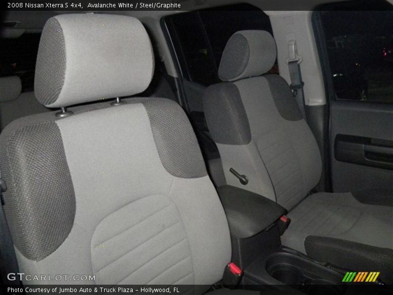 Avalanche White / Steel/Graphite 2008 Nissan Xterra S 4x4