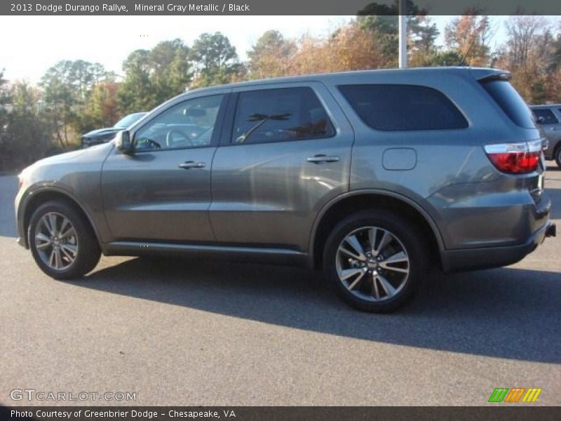 Mineral Gray Metallic / Black 2013 Dodge Durango Rallye