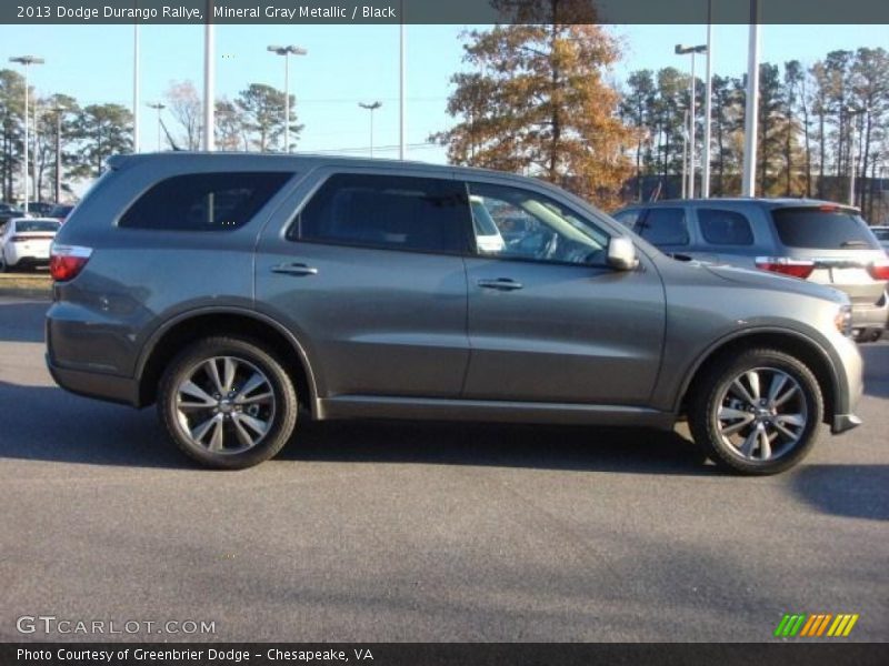 Mineral Gray Metallic / Black 2013 Dodge Durango Rallye