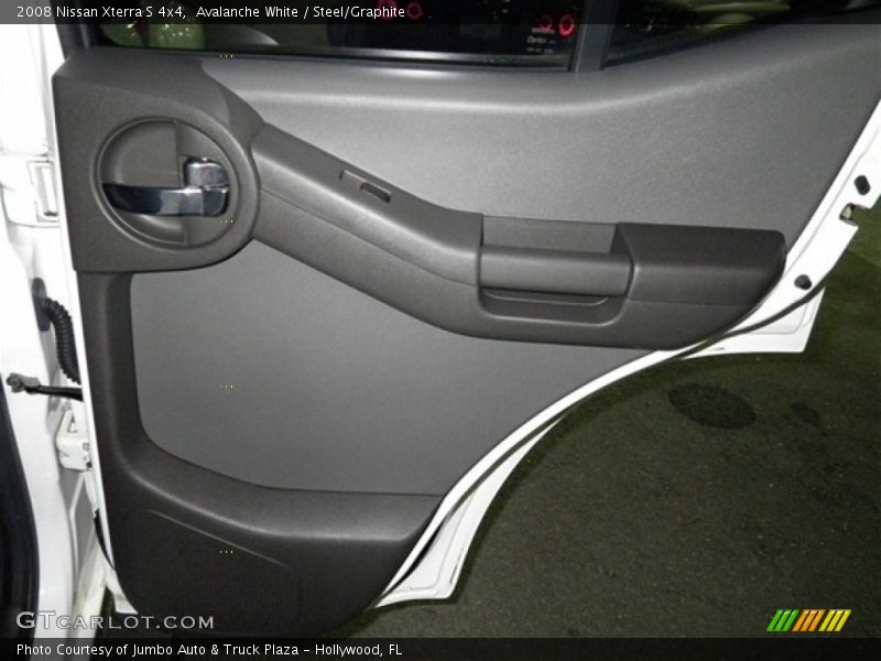 Avalanche White / Steel/Graphite 2008 Nissan Xterra S 4x4