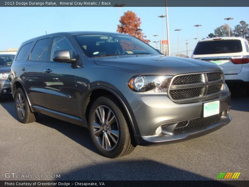 Mineral Gray Metallic / Black 2013 Dodge Durango Rallye