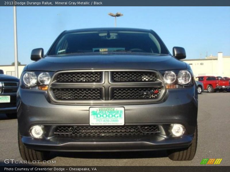 Mineral Gray Metallic / Black 2013 Dodge Durango Rallye