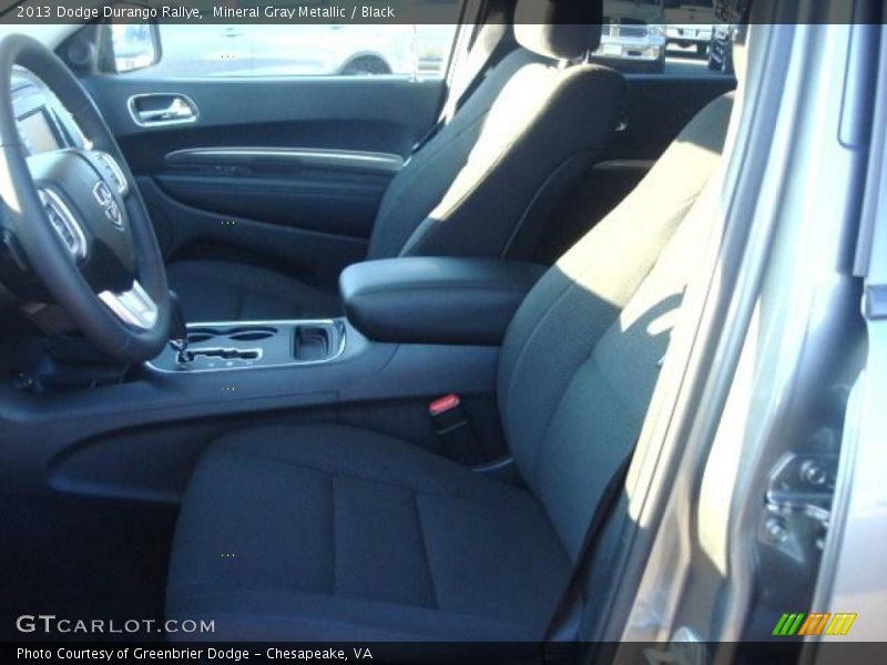 Mineral Gray Metallic / Black 2013 Dodge Durango Rallye