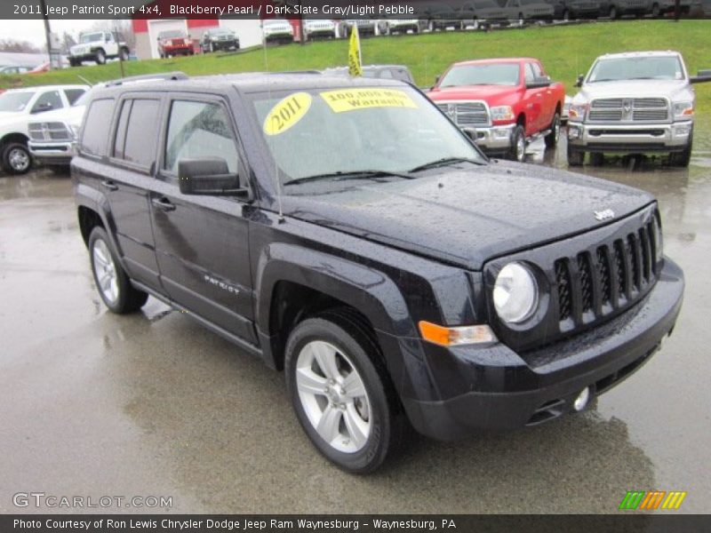 Blackberry Pearl / Dark Slate Gray/Light Pebble 2011 Jeep Patriot Sport 4x4