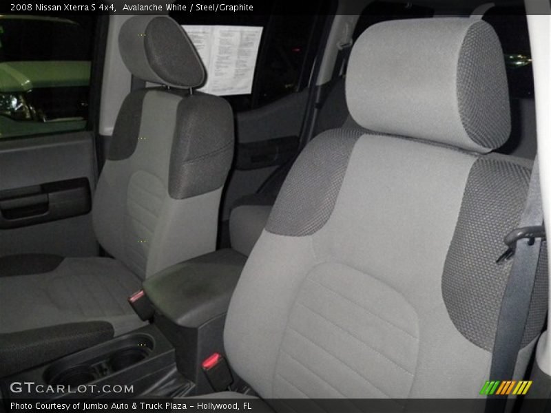 Avalanche White / Steel/Graphite 2008 Nissan Xterra S 4x4