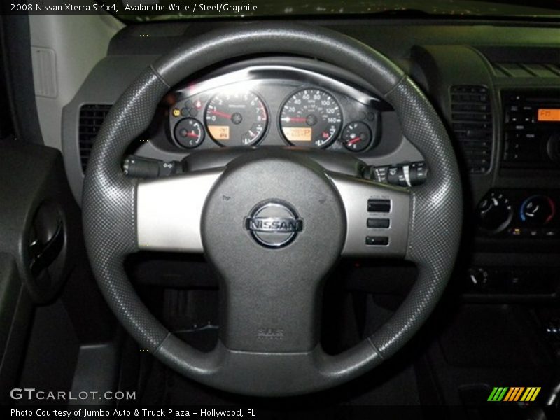 Avalanche White / Steel/Graphite 2008 Nissan Xterra S 4x4