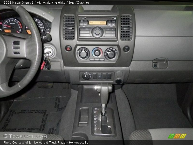 Avalanche White / Steel/Graphite 2008 Nissan Xterra S 4x4