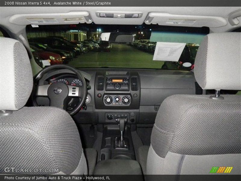 Avalanche White / Steel/Graphite 2008 Nissan Xterra S 4x4