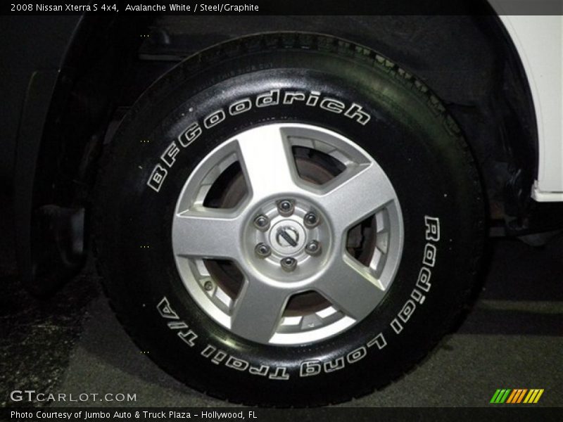Avalanche White / Steel/Graphite 2008 Nissan Xterra S 4x4