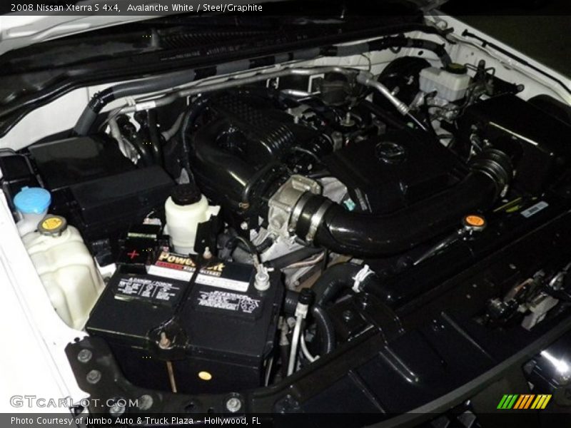 Avalanche White / Steel/Graphite 2008 Nissan Xterra S 4x4