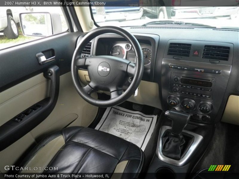 Birch White / Light Cashmere/Ebony 2007 Hummer H3 X