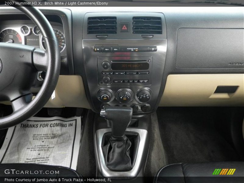 Birch White / Light Cashmere/Ebony 2007 Hummer H3 X