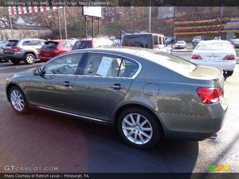 Cypress Green Pearl / Cashmere 2006 Lexus GS 300 AWD